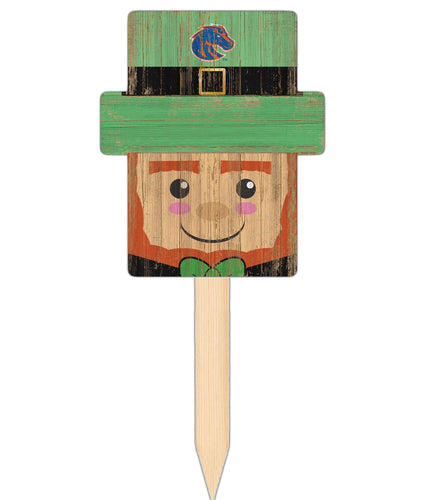 Wholesale C2146-Leprechaun Head Yard Stake 12in / C2146-Boise State