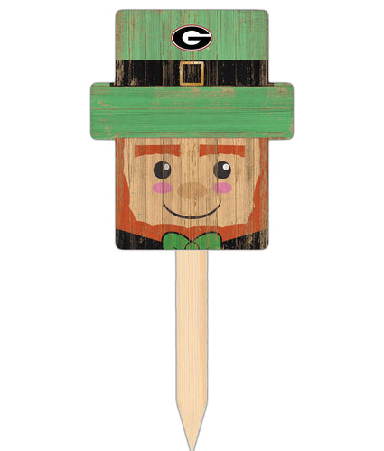 Wholesale C2146-Leprechaun Head Yard Stake 12in / C2146-Georgia