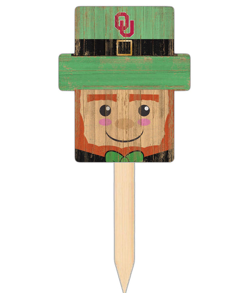 Wholesale C2146-Leprechaun Head Yard Stake 12in / C2146-Oklahoma