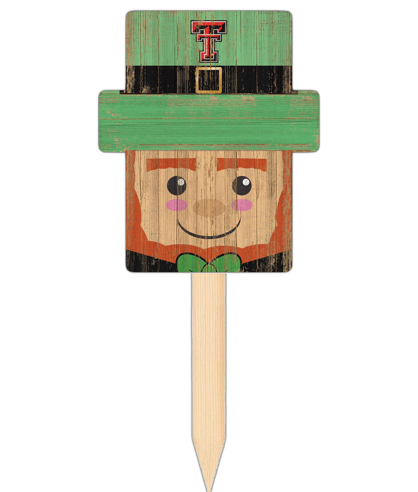 Wholesale C2146-Leprechaun Head Yard Stake 12in / C2146-Texas Tech