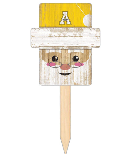 Wholesale C2147-Santa Head Yard Stake 12in / C2147-Appalachian State