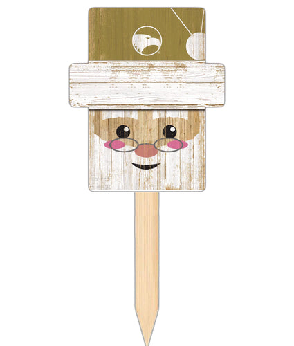 Wholesale C2147-Santa Head Yard Stake 12in / C2147-Georgia Southern