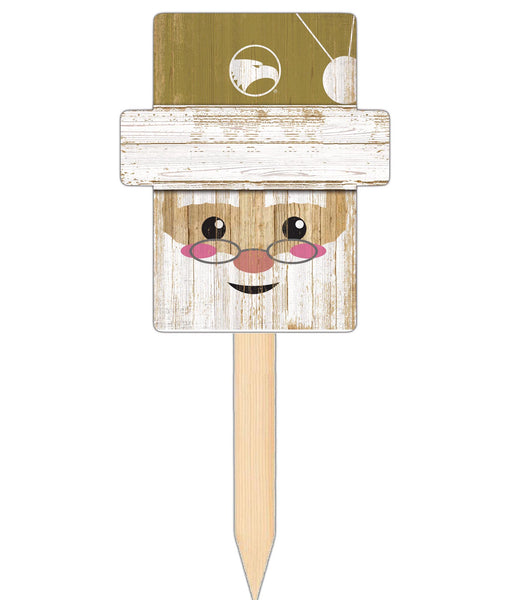 Wholesale C2147-Santa Head Yard Stake 12in / C2147-Georgia Southern
