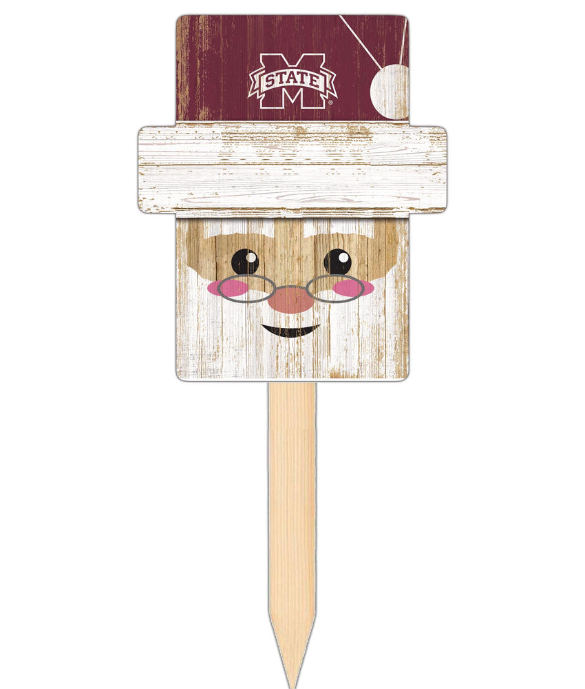 Wholesale C2147-Santa Head Yard Stake 12in / C2147-Mississippi State