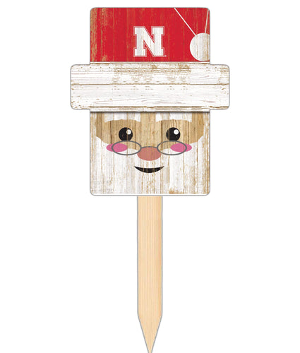 Wholesale C2147-Santa Head Yard Stake 12in / C2147-Nebraska