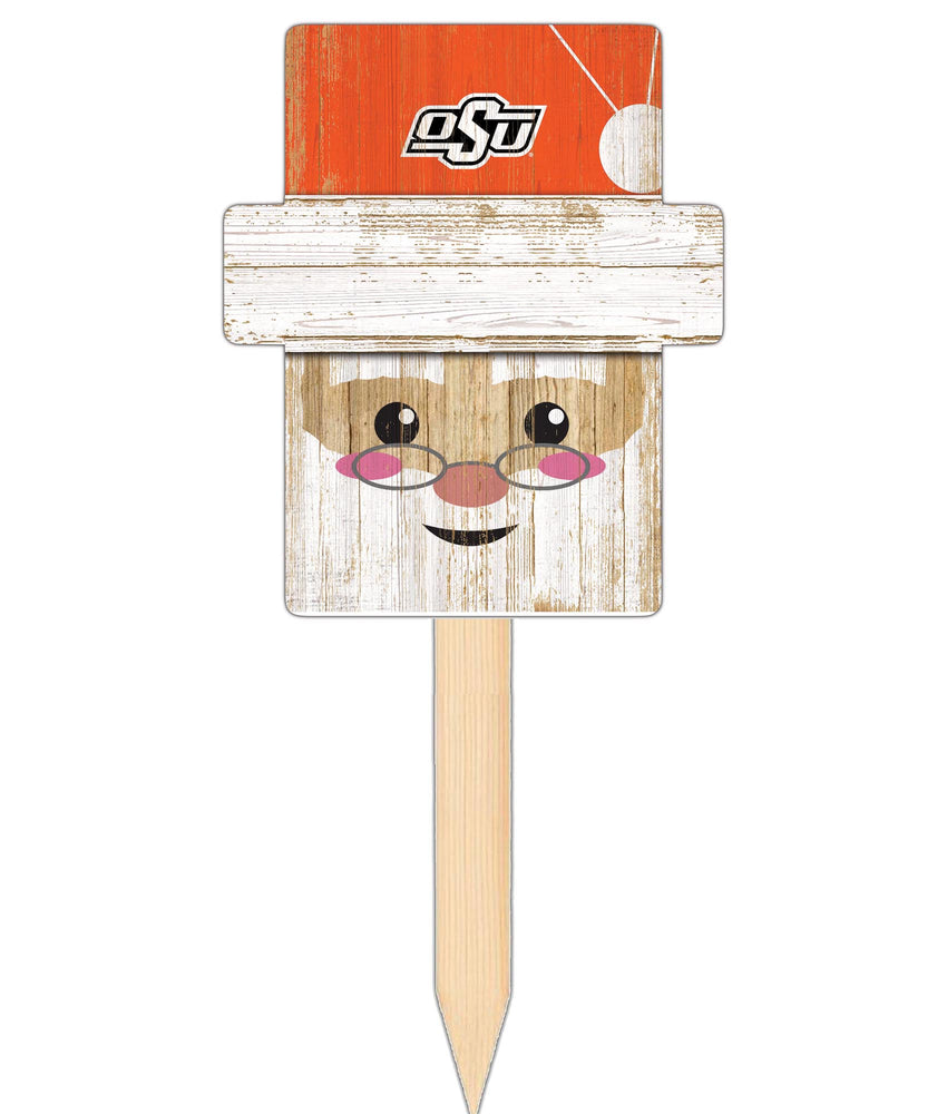 Wholesale C2147-Santa Head Yard Stake 12in / C2147-Oklahoma State