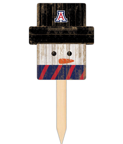 Wholesale C2148-Snow Man Head Yard Stake / C2148-Arizona