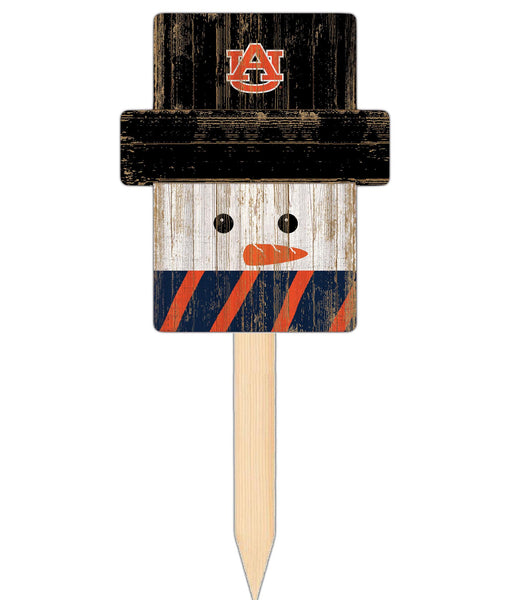 Wholesale C2148-Snow Man Head Yard Stake / C2148-Auburn