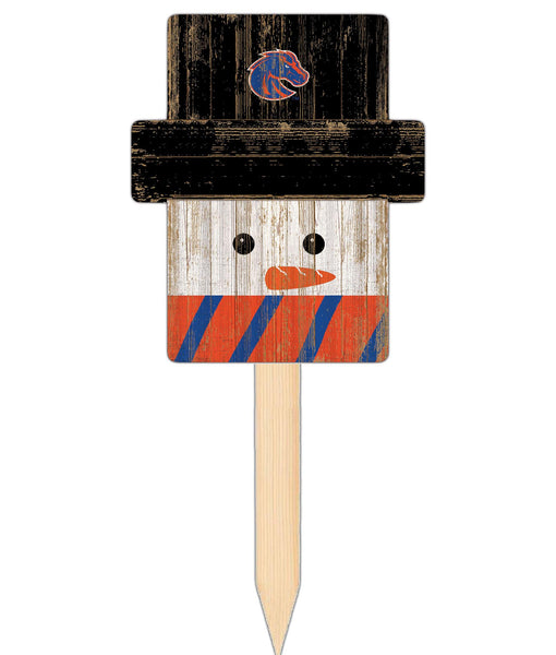 Wholesale C2148-Snow Man Head Yard Stake / C2148-Boise State