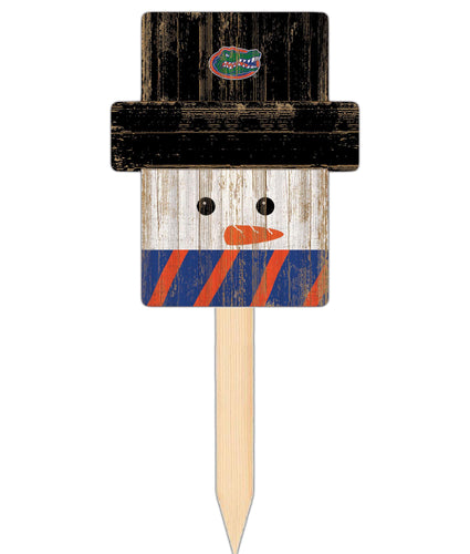 Wholesale C2148-Snow Man Head Yard Stake / C2148-Florida