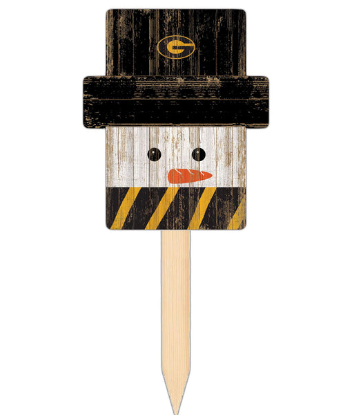 Wholesale C2148-Snow Man Head Yard Stake / C2148-Grambling State