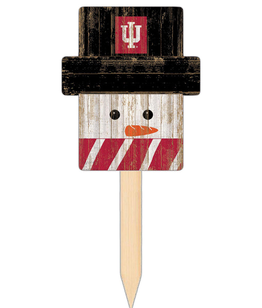Wholesale C2148-Snow Man Head Yard Stake / C2148-Indiana