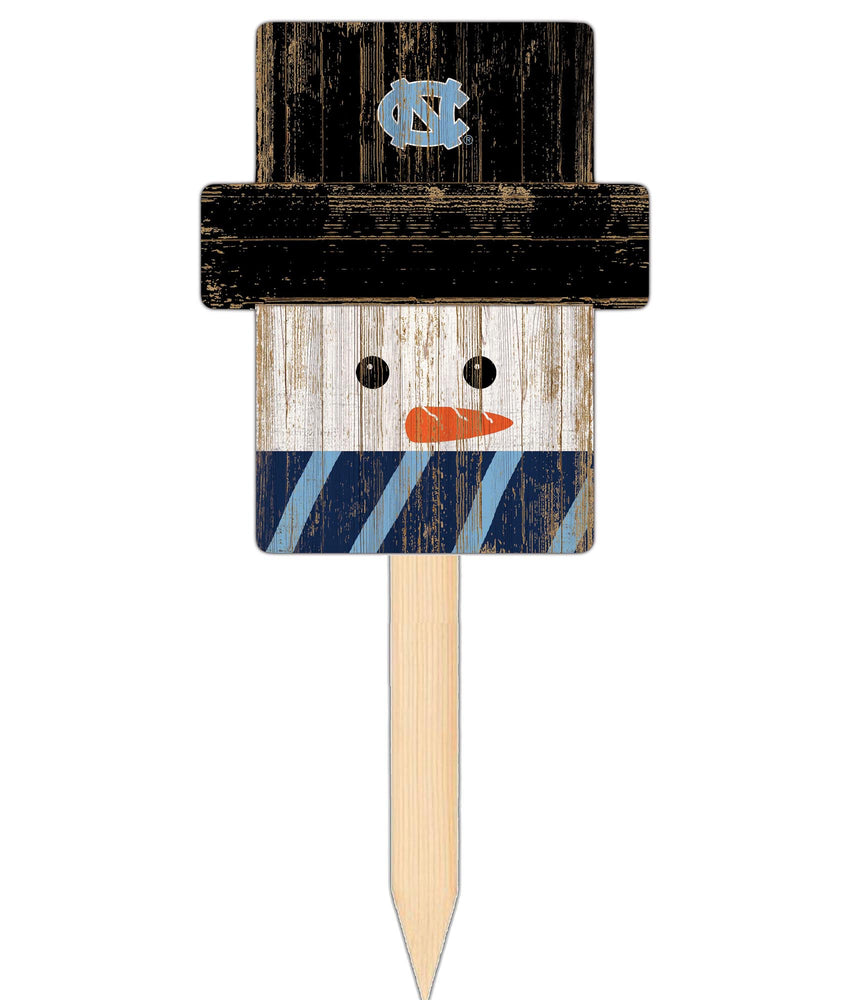 Wholesale C2148-Snow Man Head Yard Stake / C2148-North Carolina