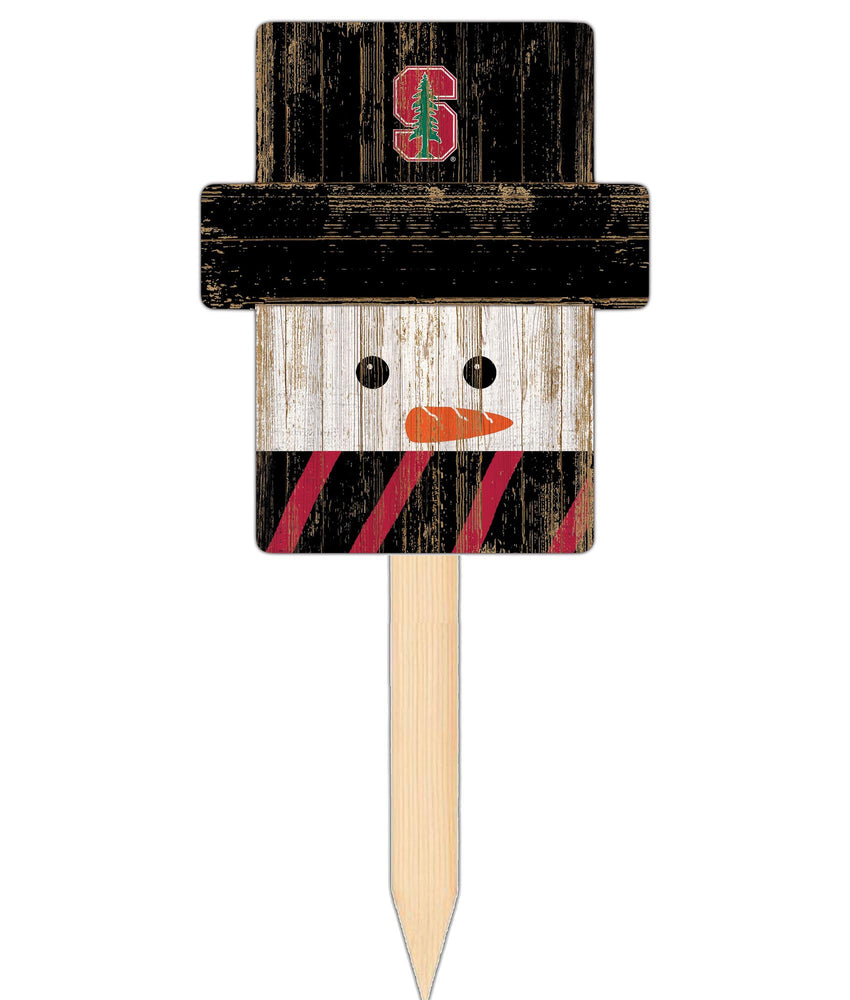 Wholesale C2148-Snow Man Head Yard Stake / C2148-Stanford