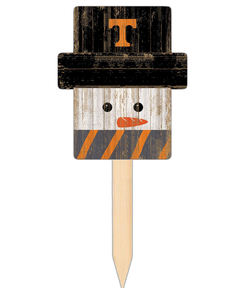Wholesale C2148-Snow Man Head Yard Stake / C2148-Tennessee