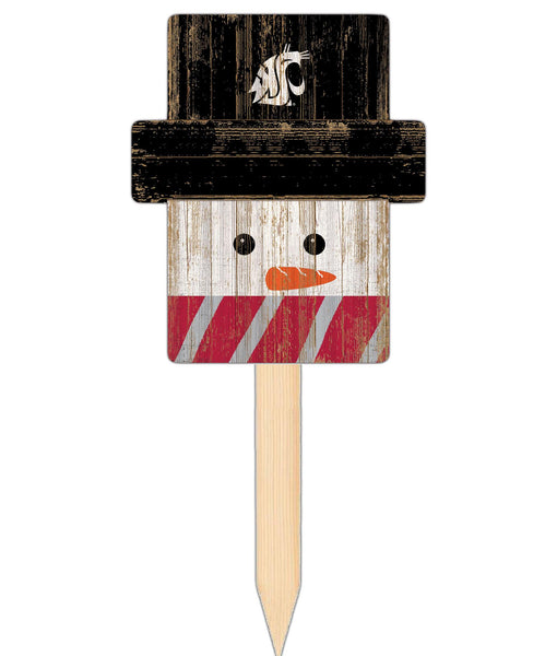 Wholesale C2148-Snow Man Head Yard Stake / C2148-Washington State