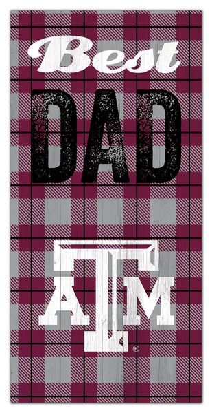 Wholesale C2202-Best Dad Plaid 6x12 / C2202-Texas A&M