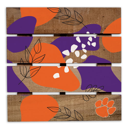 Wholesale C2222-Abstract Floral Trivet Hot Plate / C2222-Clemson