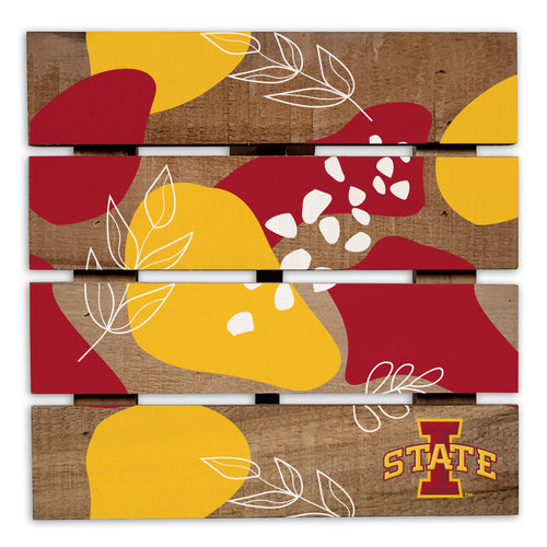 Wholesale C2222-Abstract Floral Trivet Hot Plate / C2222-Iowa State