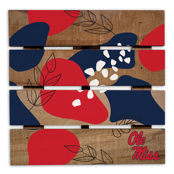 Wholesale C2222-Abstract Floral Trivet Hot Plate / C2222-Ole Miss