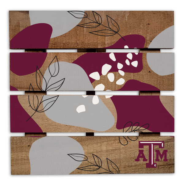 Wholesale C2222-Abstract Floral Trivet Hot Plate / C2222-Texas A&M