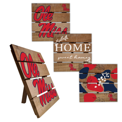 Wholesale C2223-Trivet Hot Plate Set of 4 (2221, 2222, 2122x2) / C2223-Ole Miss