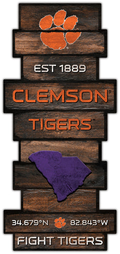 Wholesale C2225-Wood Celebration Stack / C2225-Clemson