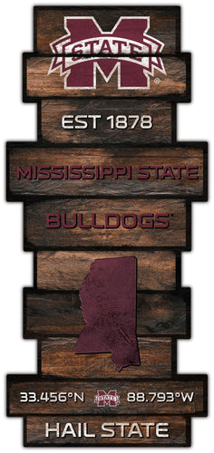 Wholesale C2225-Wood Celebration Stack / C2225-Mississippi State