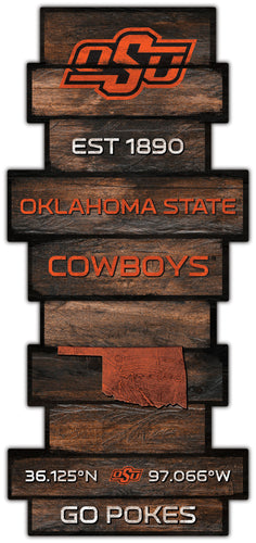 Wholesale C2225-Wood Celebration Stack / C2225-Oklahoma State