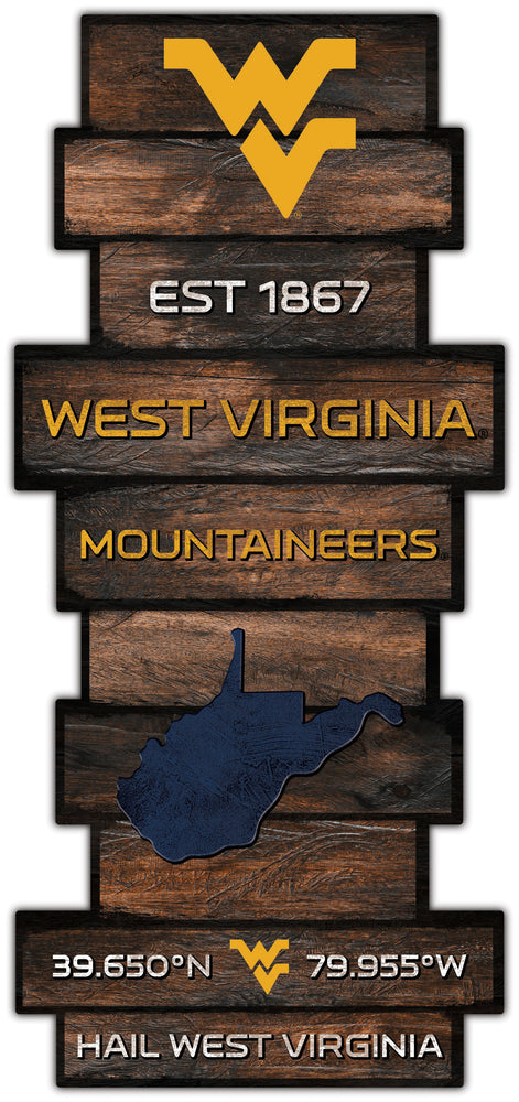 Wholesale C2225-Wood Celebration Stack / C2225-West Virginia