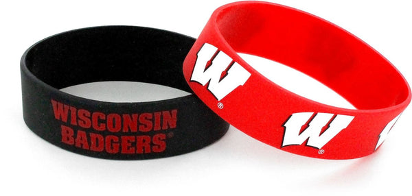 WISCONSIN WIDE BRACELETS (2-PACK)