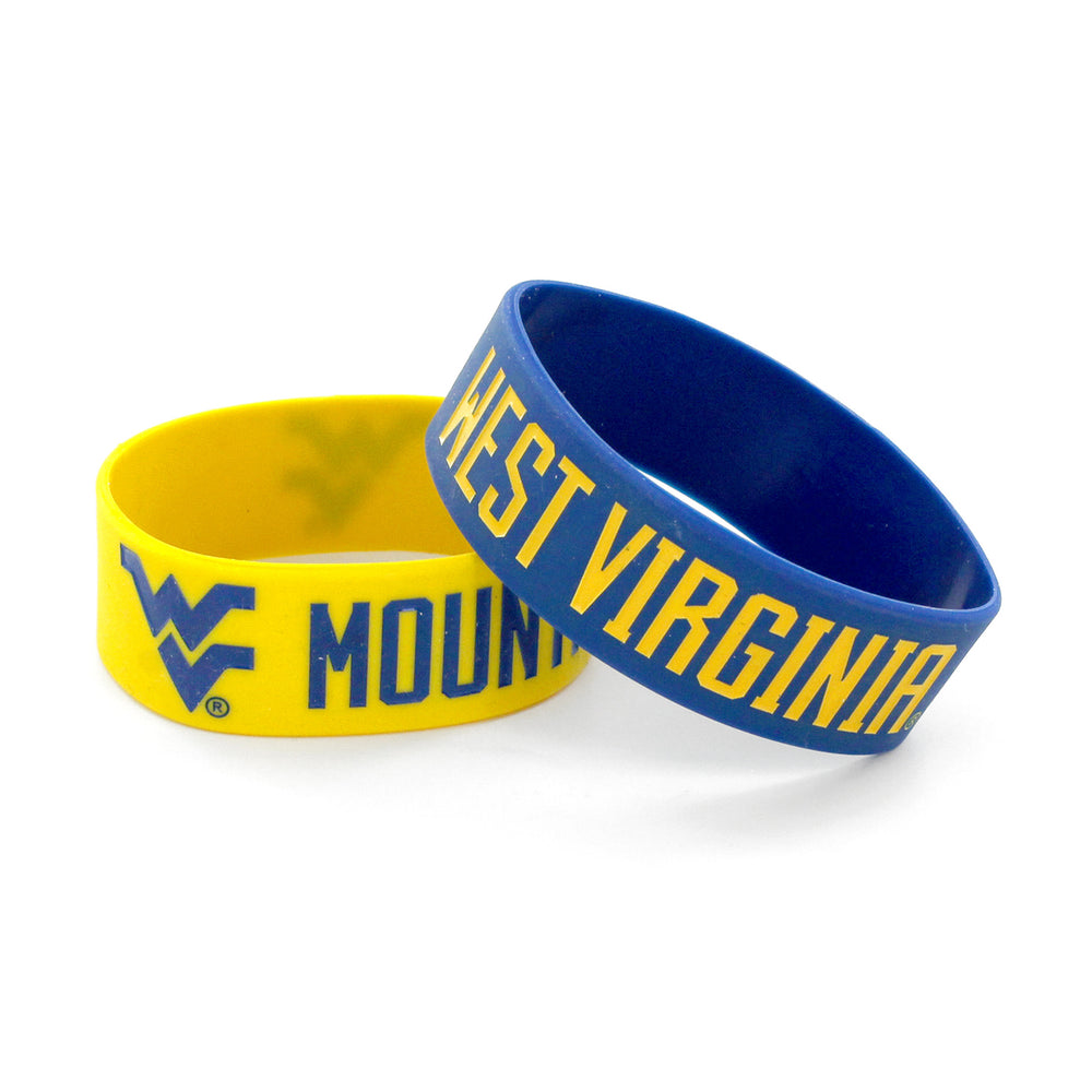 WHOLESALE WEST VIRGINIA WIDE BRACELETS (2 PACK)