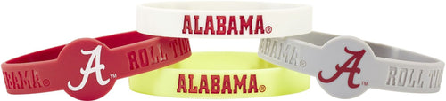 ALABAMA SILICONE BRACELETS (4 PACK)