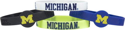 WHOLESALE MICHIGAN (4 PACK) SILICONE BRACELET