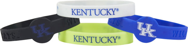 WHOLESALE KENTUCKY SILICONE BRACELETS (4 PACK)