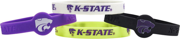 WHOLESALE KANSAS STATE SILICONE BRACELETS (4 PACK)