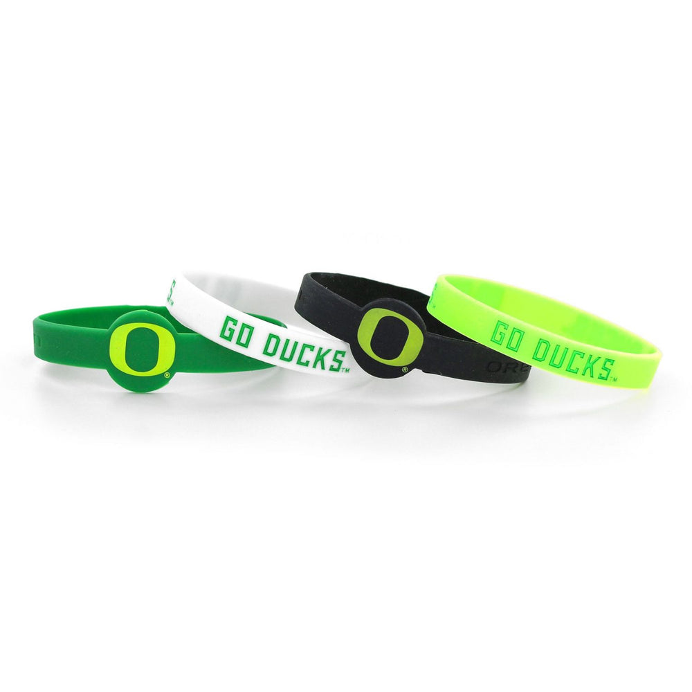 WHOLESALE OREGON SILICONE BRACELETS (4 PACK)