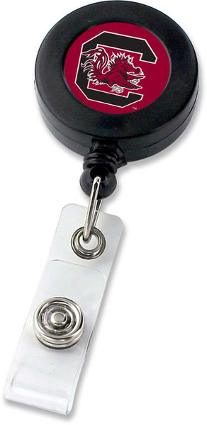 WHOLESALE SOUTH CAROLINA (BLACK) RETRACTABLE BADGE REEL (NE)
