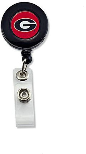 WHOLESALE GEORGIA (BLACK) BADGE HOLDER (NE)