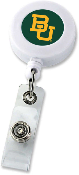 WHOLESALE BAYLOR BADGE REEL (WHITE) (NE)