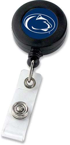 WHOLESALE PENN STATE (BLACK) RETRACTABLE BADGE HOLDER (NE)