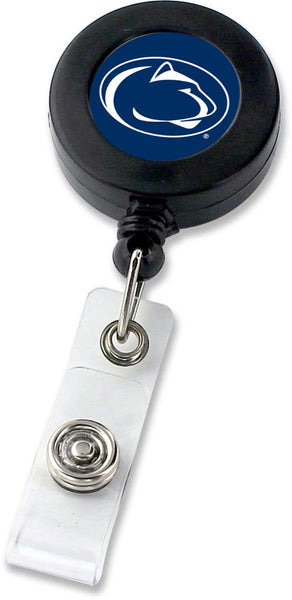 WHOLESALE PENN STATE (BLACK) RETRACTABLE BADGE HOLDER (NE)
