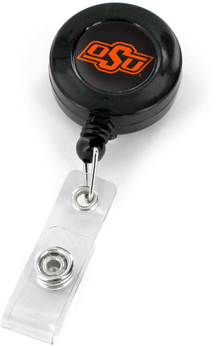 WHOLESALE OKLAHOMA STATE BADGE REEL (BLACK) (NE)