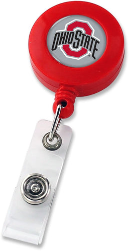 WHOLESALE OHIO STATE BADGE REEL (RED) (NE)