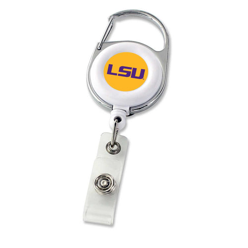 WHOLESALE LSU DELUXE CLIP BADGE REEL