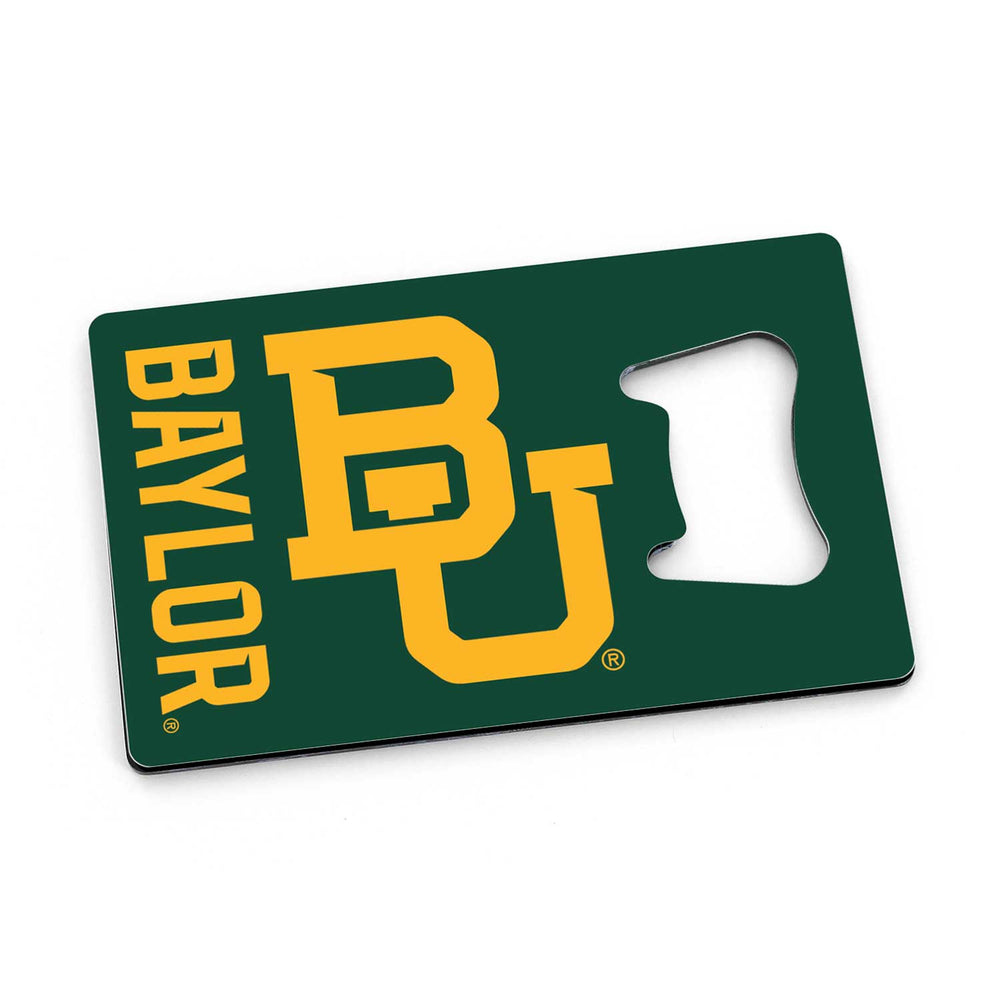 BAYLOR CREDIT CARD BOTTLE OPENER MAGNET