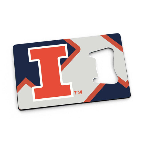WHOLESALE ILLINOIS CREDIT CARD BOTTLE OPENER MAGNET