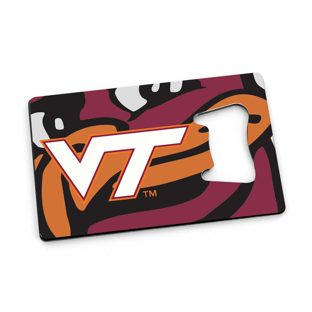 WHOLESALE VIRGINIA TECH CREDIT CARD BOTTLE OPENER MAGNET