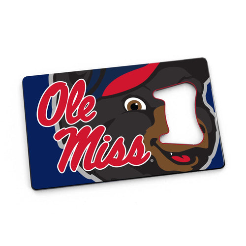 WHOLESALE OLE MISS CREDIT CARD BOTTLE OPENER MAGNET