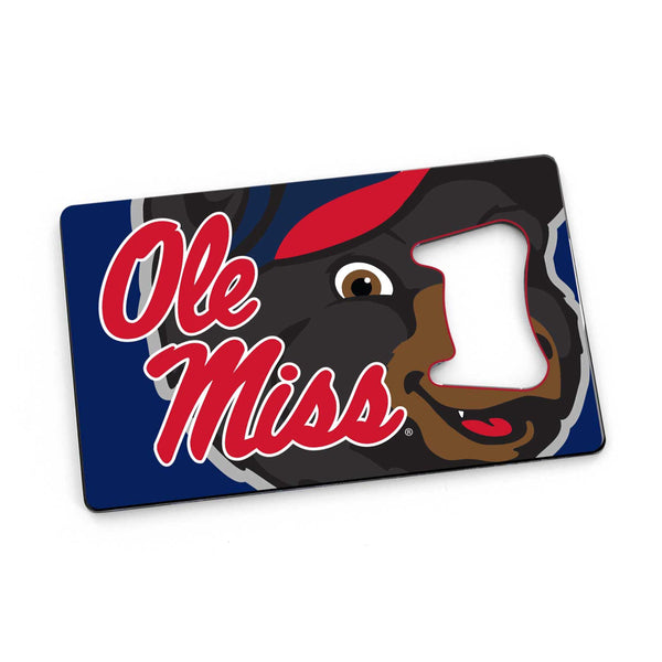 WHOLESALE OLE MISS CREDIT CARD BOTTLE OPENER MAGNET